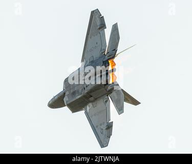 L'incredibile F-22 Raptor al Stuart Air Show Foto Stock