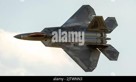 L'incredibile F-22 Raptor al Stuart Air Show Foto Stock