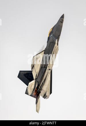 L'incredibile F-22 Raptor al Stuart Air Show Foto Stock