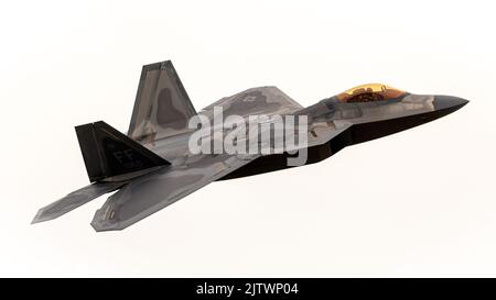 L'incredibile F-22 Raptor al Stuart Air Show Foto Stock