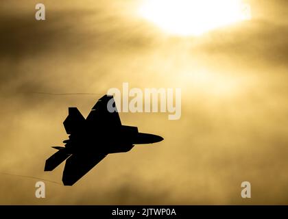 L'incredibile F-22 Raptor al Stuart Air Show Foto Stock