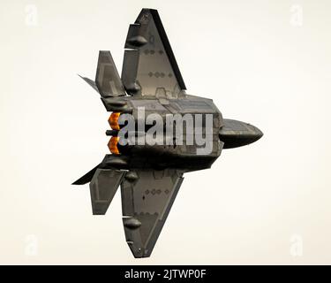 L'incredibile F-22 Raptor al Stuart Air Show Foto Stock