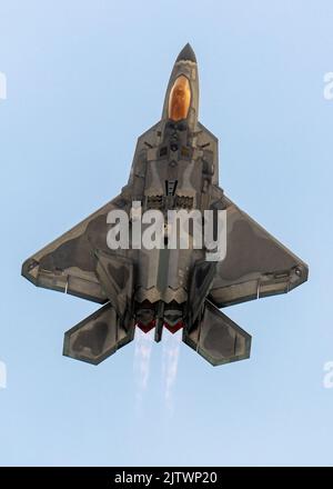 L'incredibile F-22 Raptor al Stuart Air Show Foto Stock