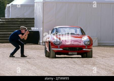 1966 Ferrari 275 GTB/C al Salon Prive Concours a Blenheim Palace Oxfordshire UK Foto Stock