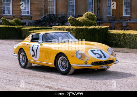 1966 Ferrari 275GTB/C al Salon Prive Concours a Blenheim Palace Oxfordshire UK Foto Stock