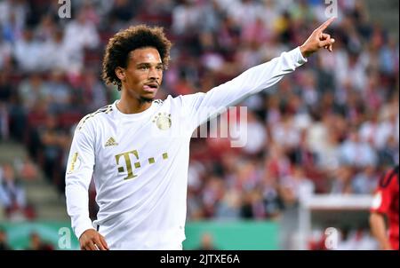 DFB Cup, 1st Round, Rhein Energie Stadium Colonia; Viktoria Colonia - FC Bayern Monaco; Leroy sane Foto Stock