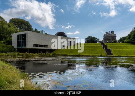 Turlough, Irlanda - 23 luglio, 2022: Vista del Museo Nazionale d'Irlanda - vita di campagna nel villaggio di Turlough nella contea di Mayo Foto Stock