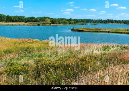 La riserva naturale di Ohre-Dromling si trova nel distretto Altmark di Salzwedel e nel distretto di Borde in Sassonia-Anhalt Foto Stock