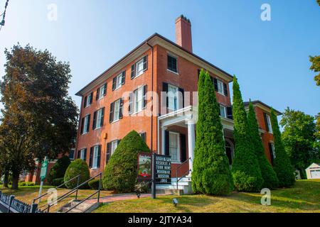 John Hale House è un edificio storico al 46 di Locust Street, nel centro di dover, New Hampshire NH, USA. Ora questo edificio è il Woodman Museum. Foto Stock