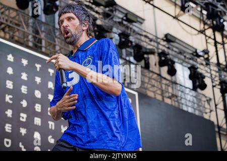 Lucca Summer Festival Italia 6 luglio 2022 Kasabian con nuovo cantante - live at Lucca © Andrea Ripamonti / Alamy Foto Stock