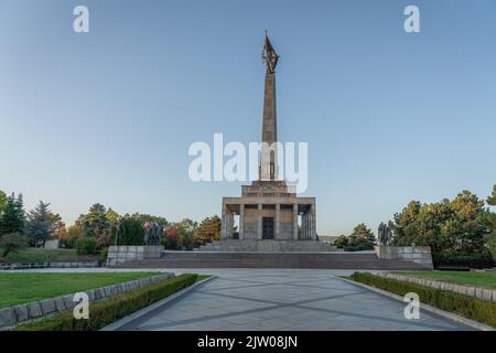 Memoriale di guerra di Slavin - Bratislava, Slovacchia Foto Stock