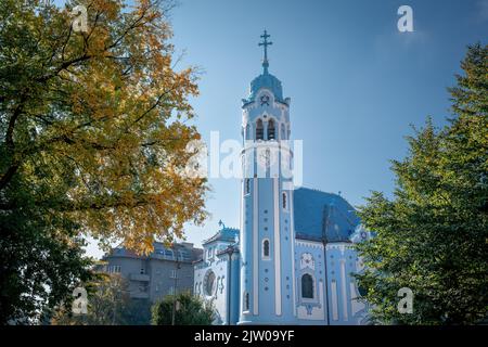 Chiesa Blu - Chiesa di Santa Elisabetta - Bratislava, Slovacchia Foto Stock