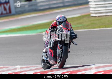 2nd settembre 2022; Misano World Circuit Marco Simoncelli, Misano Adriatico, Rimini, Emilia-Romagna, Italia ; 2022 San Marino e Rimini Riviera MotoGP Libere Aleix Espargaro Aprilia Racing Credit: Action Plus Sports Images/Alamy Live News Foto Stock