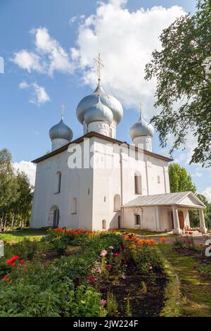 Presunzione chiesa, Belozersk, Vologda regione, Russia. Foto Stock