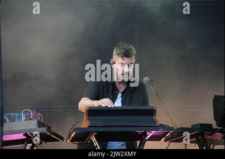 Bonobo si esibisce al Connect Festival 2022 al Royal Highland Centre di Edimburgo Foto Stock