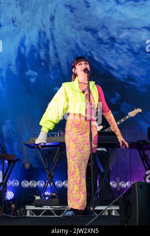 Bonobo si esibisce al Connect Festival 2022 al Royal Highland Centre di Edimburgo Foto Stock