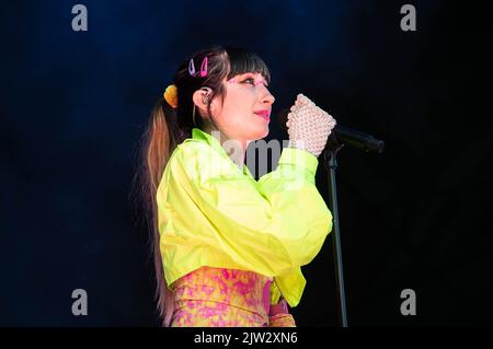 Bonobo si esibisce al Connect Festival 2022 al Royal Highland Centre di Edimburgo Foto Stock