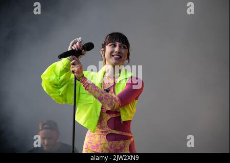 Bonobo si esibisce al Connect Festival 2022 al Royal Highland Centre di Edimburgo Foto Stock