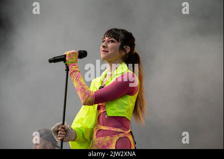 Bonobo si esibisce al Connect Festival 2022 al Royal Highland Centre di Edimburgo Foto Stock