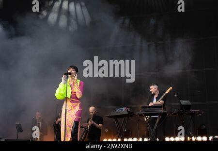 Bonobo si esibisce al Connect Festival 2022 al Royal Highland Centre di Edimburgo Foto Stock