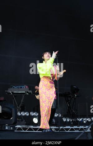 Bonobo si esibisce al Connect Festival 2022 al Royal Highland Centre di Edimburgo Foto Stock