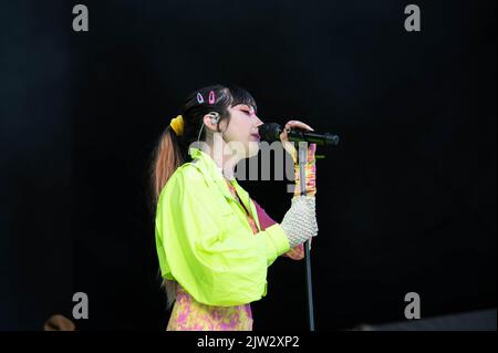 Bonobo si esibisce al Connect Festival 2022 al Royal Highland Centre di Edimburgo Foto Stock