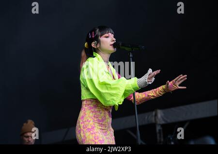 Bonobo si esibisce al Connect Festival presso il Royal Highland Centre di Edimburgo il 27th agosto 2022 Foto Stock