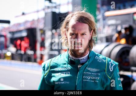 Zandvoort, Paesi Bassi. 03rd Set, 2022. ZANDVOORT, PAESI BASSI - SETTEMBRE 3: Durante la prova finale davanti al Gran Premio di Formula 1 olandese a Cicuit Zandvoort il 3 Settembre 2022 a Zandvoort, Paesi Bassi (Foto di Marcel ter Bals/Orange Pictures) Credit: Orange Pics BV/Alamy Live News Foto Stock