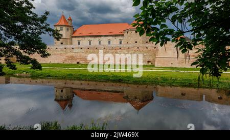 Il castello di Fagaras in Romania Foto Stock