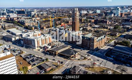 La vista aerea di Nashville. Tennessee, Stati Uniti. Foto Stock