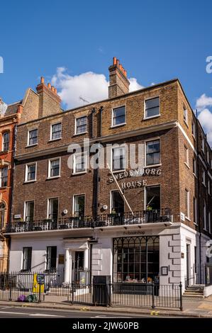 Londra, Regno Unito - 21 agosto 2022: Swedenborg House nel cuore di Londra, Foto Stock