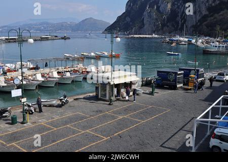 Capri - Porto di Marina Grande Foto Stock