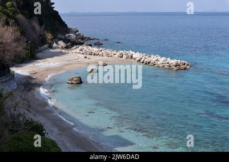 Capri - Spiaggia di Marina Grande Foto Stock