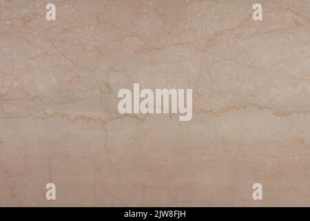 Fondo in marmo Botticino Classico Extra, texture naturale. Foto lastra. Foto Stock