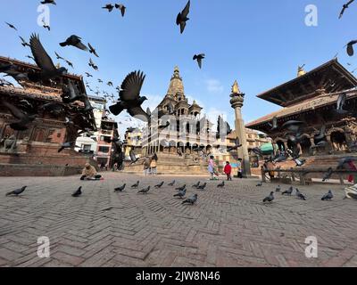 Piazza Patan Dunbar, Kathmandu, Nepal Foto Stock