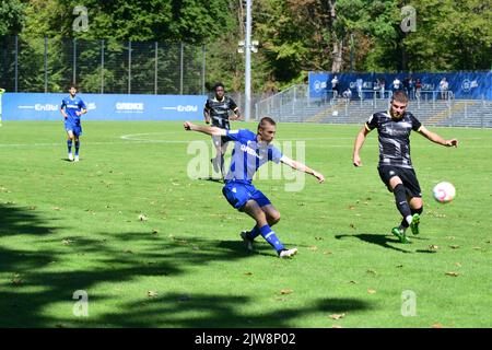 KSC Youth League U19 Bundesliga vince contro il 1860 München A-Junioren Foto Stock