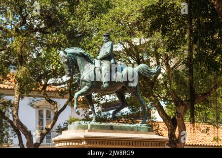 Monumento Generale Osorio nel centro di Rio de Janeiro, Brasile - 28 ottobre 2022: Dettagli del Monumento Generale Osorio nel centro di Rio de Janeiro. Foto Stock