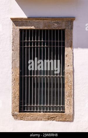 Palazzo Imperiale nel centro di Rio de Janeiro, Brasile - 28 ottobre 2022: Dettagli del Palazzo Imperiale nel centro di Rio de Janeiro. Foto Stock