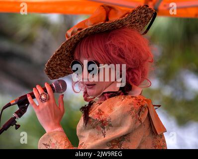 Steampunk Event, Eastbourne, East Sussex, Regno Unito. Foto Stock