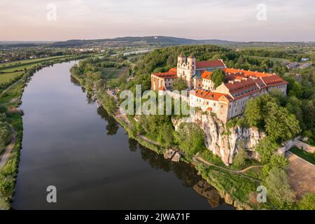 Abbazia benedettina di Tyniec vicino a Cracovia in Polonia Foto Stock