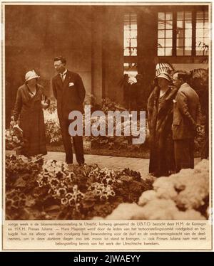 Un paradiso dei fiori nella fondazione Foto Stock