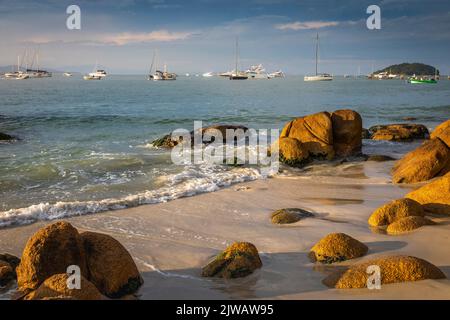 Paesaggio tranquillo a Florianopolis, Santa Catarina, Brasile Meridionale Foto Stock