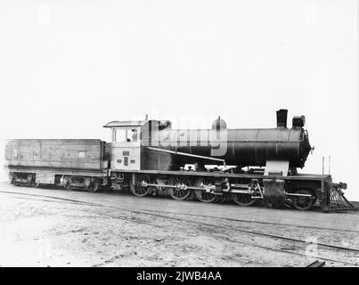 Immagine della nuova locomotiva a vapore Lung Hai nr. 305 (serie 305-307) per le ferrovie cinesi a Werkspoor ad Amsterdam. Foto Stock