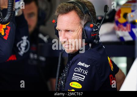 HORNER Christian (gbr), Team Principal della Red Bull Racing, ritratto durante il Gran Premio d'Olanda di Formula 1 Heineken 2022, 15th° round del Campionato del mondo FIA di Formula uno 2022 dal 2 al 4 settembre 2022 sul circuito di Zandvoort, in Olanda, Belgio - Foto: Florent Gooden / DPPI/DPPI/LiveMedia Foto Stock