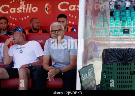 Allenatore Roberto Venturato (Spal Ferrara) durante SSC Bari vs SPAL, partita italiana di calcio Serie B a Bari, 03 2022 settembre Foto Stock