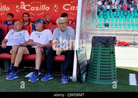 Allenatore Roberto Venturato (Spal Ferrara) durante SSC Bari vs SPAL, partita italiana di calcio Serie B a Bari, 03 2022 settembre Foto Stock