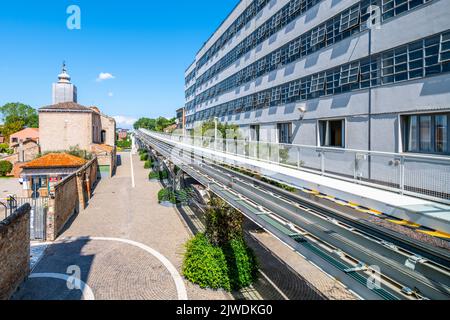 Ferrovia People Mover a Venezia Foto Stock