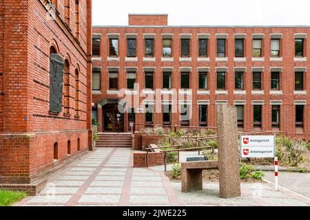 Il tribunale del lavoro e il tribunale distrettuale di Wilhelmshaven Foto Stock