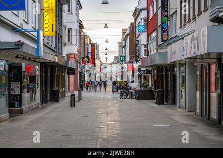 Zona pedonale Marktstrasse a Wilhelmshaven Foto Stock