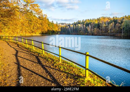 Serbatoio dell'acqua di Harcov a Liberec Foto Stock